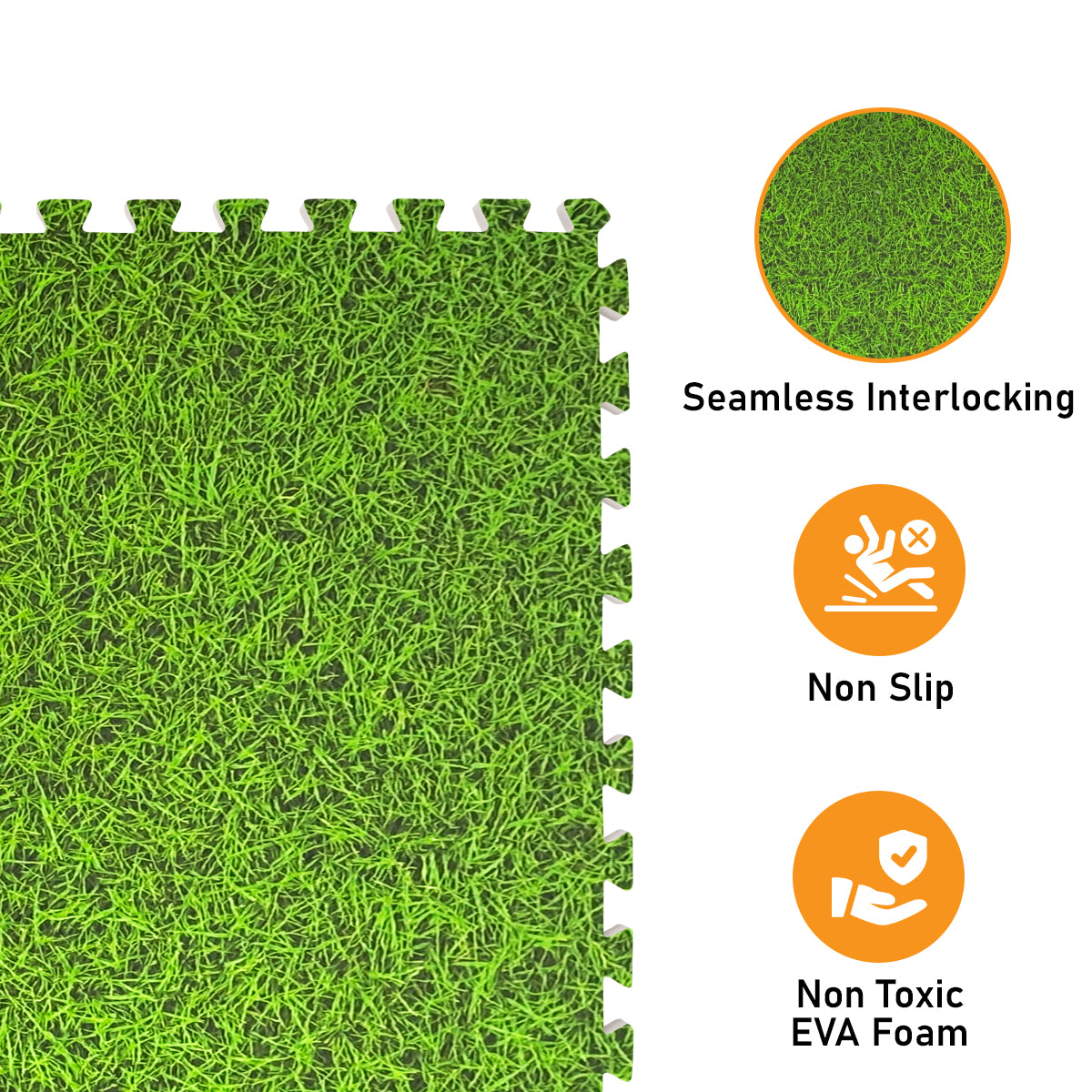 Grass Design Foam Floor Tiles