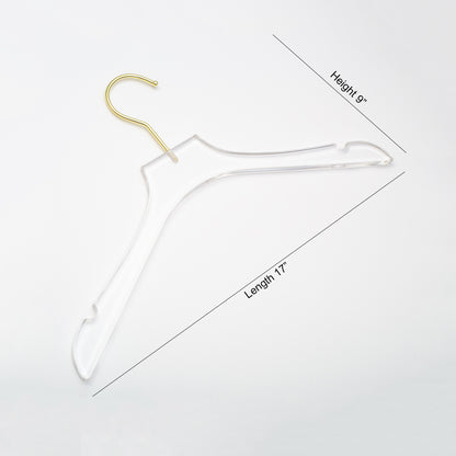 17" Adult Acrylic Shirt Hanger