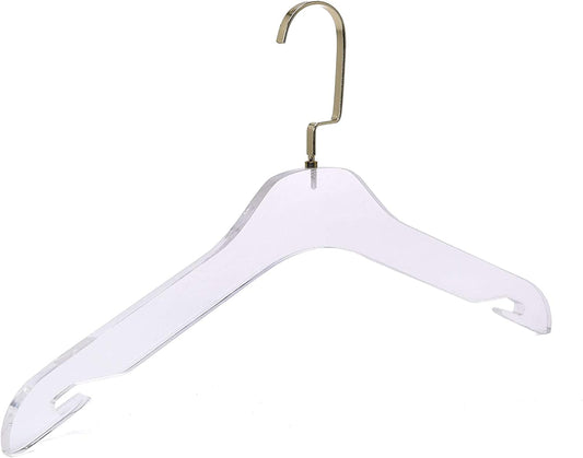 17" Adult Acrylic Coat Hanger